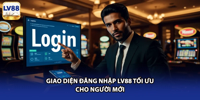 Giao diện đăng nhập LV88 tối ưu cho người mới